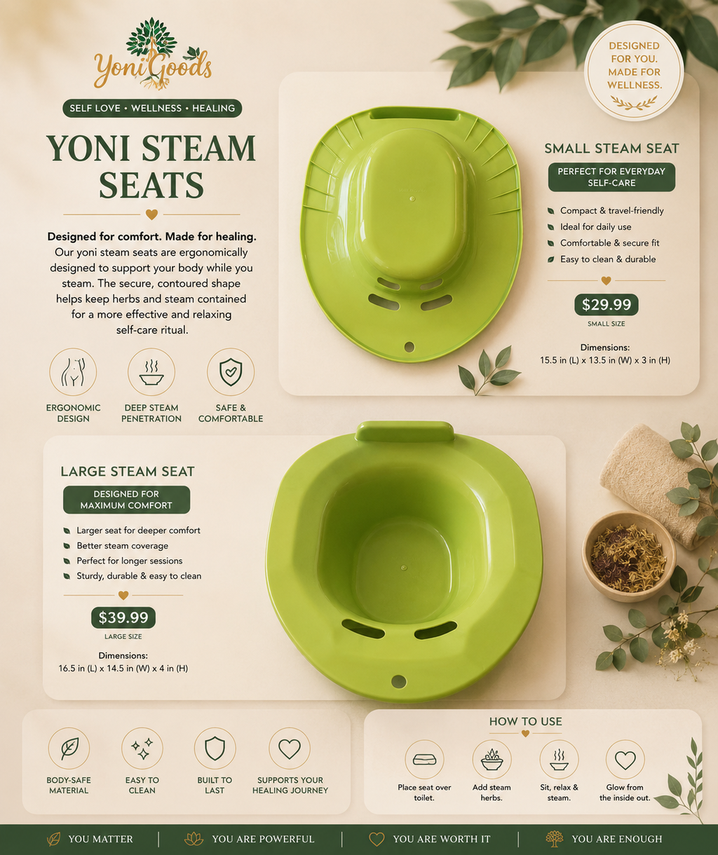 Luxury Yoni Steam Seat