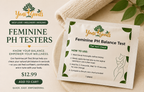 Feminine pH Balance Test